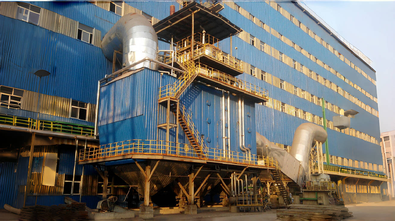 日照鋼鐵600㎡燒結(jié)大煙道余熱鍋爐